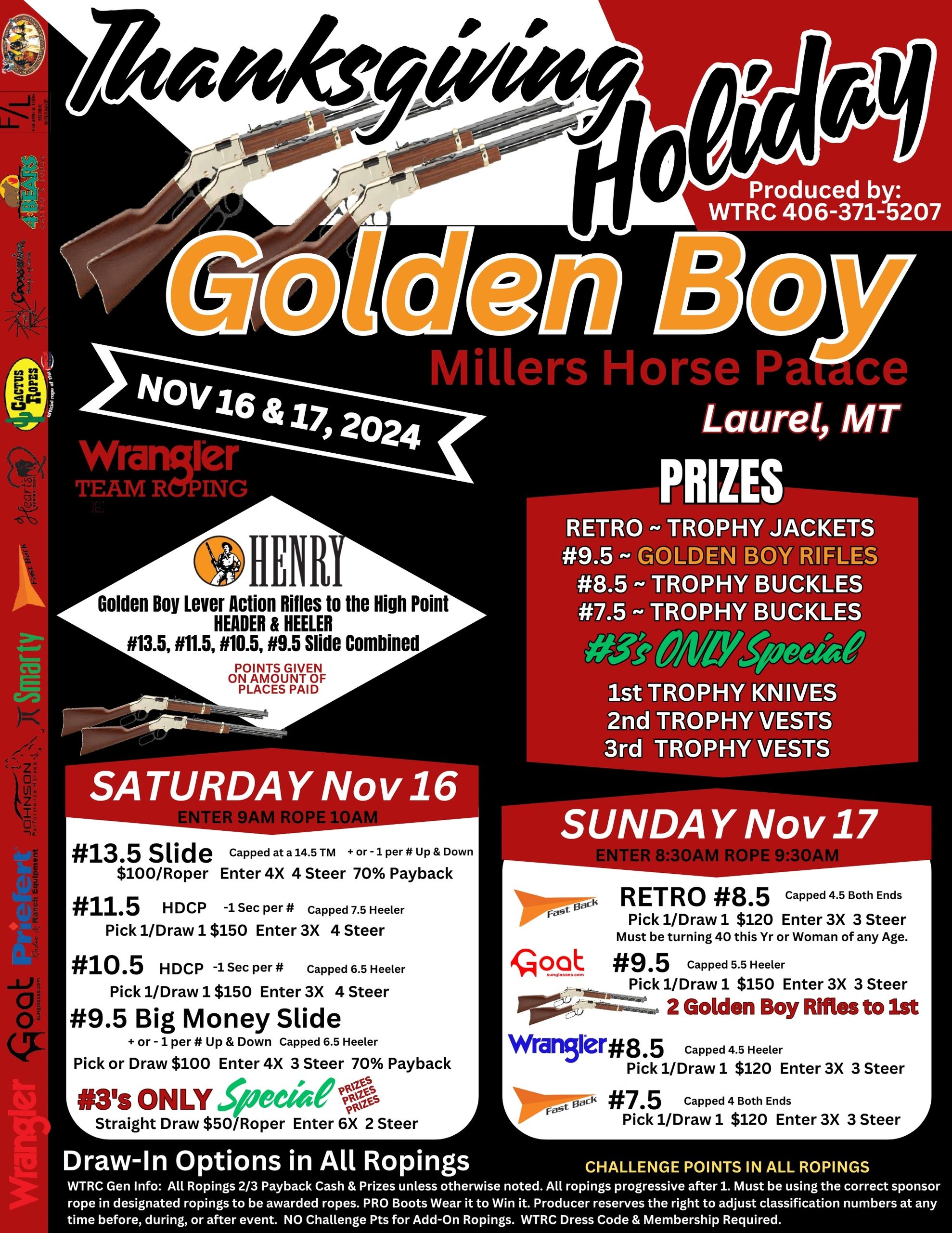 2024 Wrangler Team Roping Finals WOMENS Blue Puffer Vest